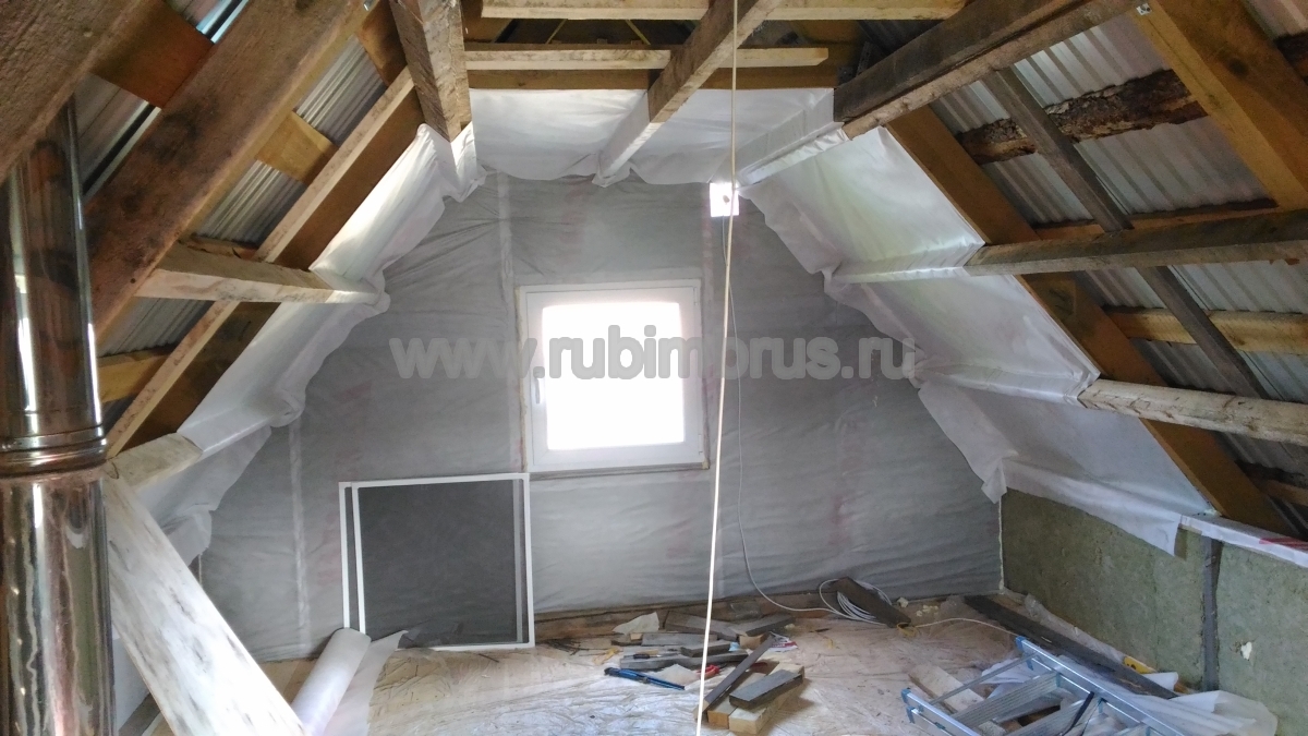 зона возможной конденсации в стене